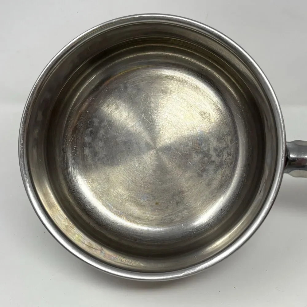 Revere Ware SX Stainless Steel 2.5qt Sauce Pan Pot Copper Clad Bottom No lid